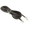TELEPHONE EXTENSION CORD CABLE LINE WIRE WITH STANDARD RJ-11 BLACK - ABECO - Biznex.ae