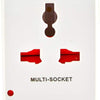 Multi Travel Adaptor Socket UK Plug - ABECO - Biznex.ae
