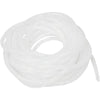 YXQ Spiral Wire Wrap Tube PC Manage Cable for Computer Car Cable Wire Cover Sleeve, Length 6mm Dia 20M White - ABECO - Biznex.ae