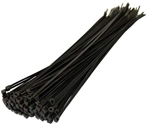 Cable Tie 4.8mm x 300mm Bage 100Pcs Black