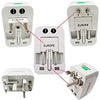 All in one Universal Travel Adapter Plug, US/UK/EU/AU AC Plug - ABECO - Biznex.ae
