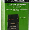 AC to AC 220-240V to 110-120V Dual Voltage Converter Adapter With Multi Travel Plug and Socket 150W - Terminator - ABECO - Biznex.ae