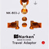 Multi Function Wall Socket Adaptor - NK-803J - ABECO - Biznex.ae