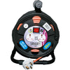 Universal Power Extension Reel With 2 Sockets And Switch 25 Meter TER 801-251 - ABECO - Biznex.ae
