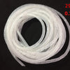 YXQ Spiral Wire Wrap Tube PC Manage Cable for Computer Car Cable Wire Cover Sleeve, Length 4mm Dia 29M White LYQ1702150010000 - ABECO - Biznex.ae