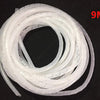 YXQ Spiral Wire Wrap Tube PC Manage Cable for Computer Car Cable Wire Cover Sleeve, Length 6mm Dia 9M White LYQ1702150010000 - ABECO - Biznex.ae