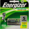 Energizer AAA Rechargeable Power Plus Batteries (1 pack of 2 pcs) - ABECO - Biznex.ae