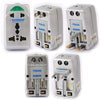 All In One Universal International Plug Worldwide Two Way Multi Adapter - ABECO - Biznex.ae